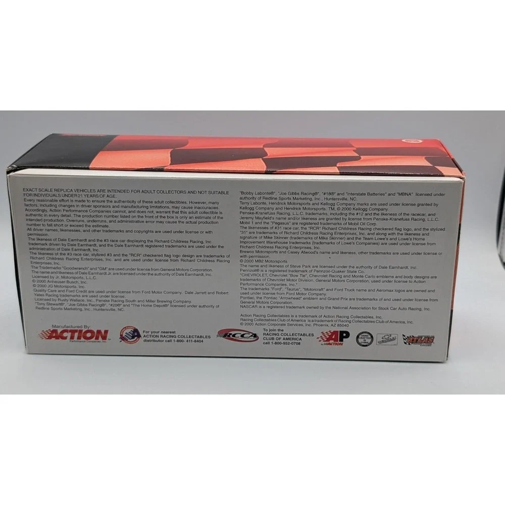 2000 Tony Stewart #20 Home Depot Kids Workshop Grand Prix Stock Car Action 1:24